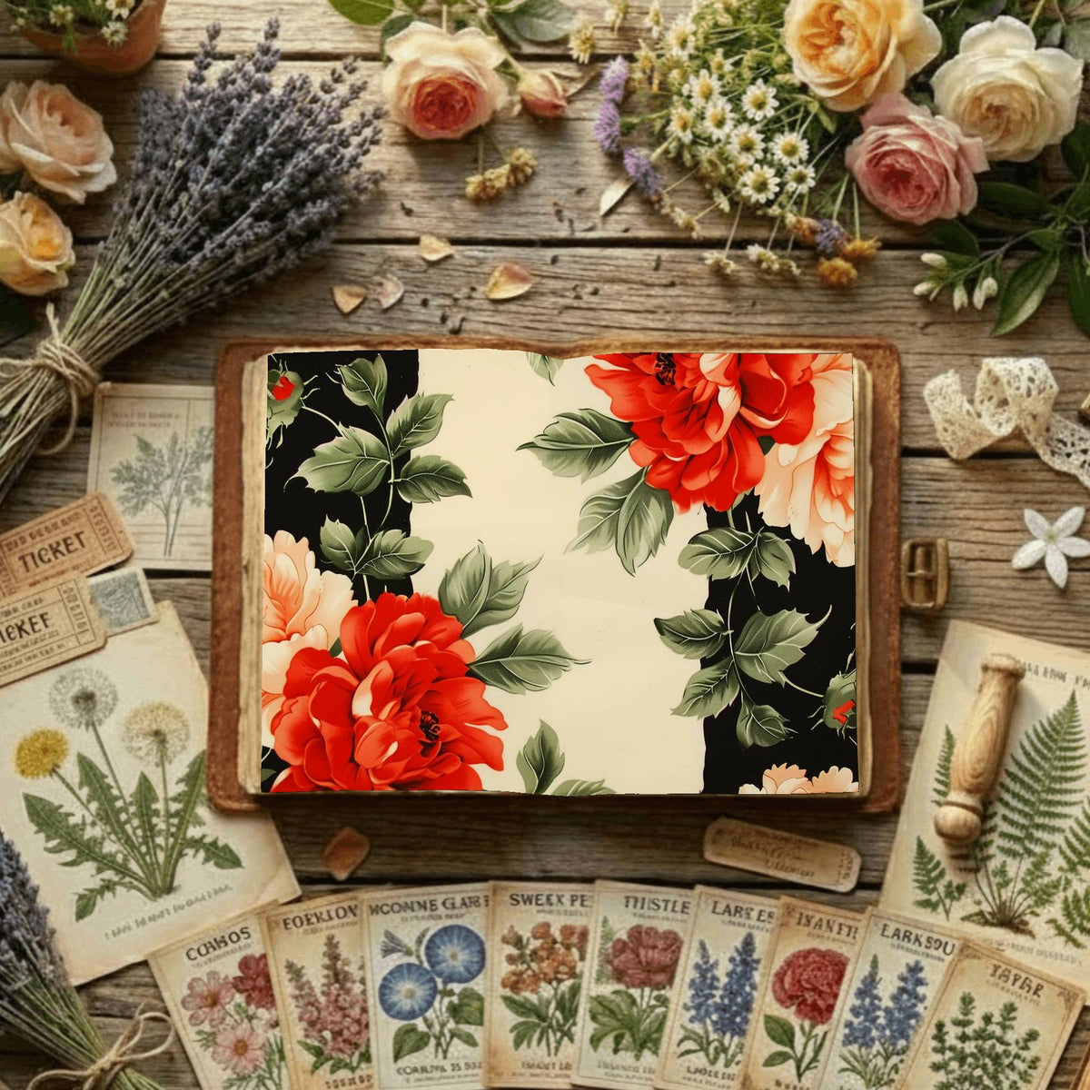 Floral Digital Papers