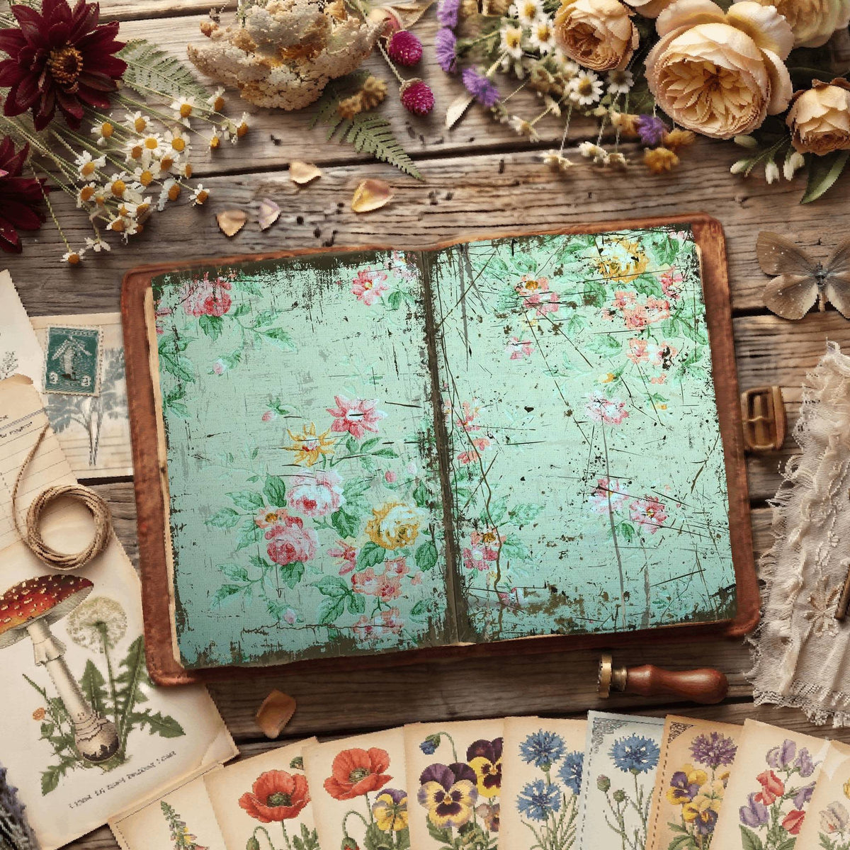 Floral Digital Papers