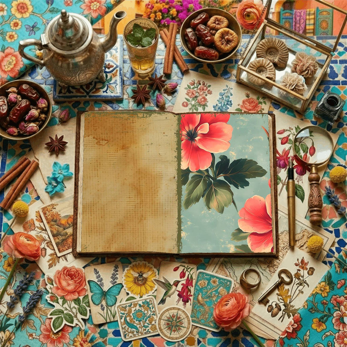 Floral Digital Papers
