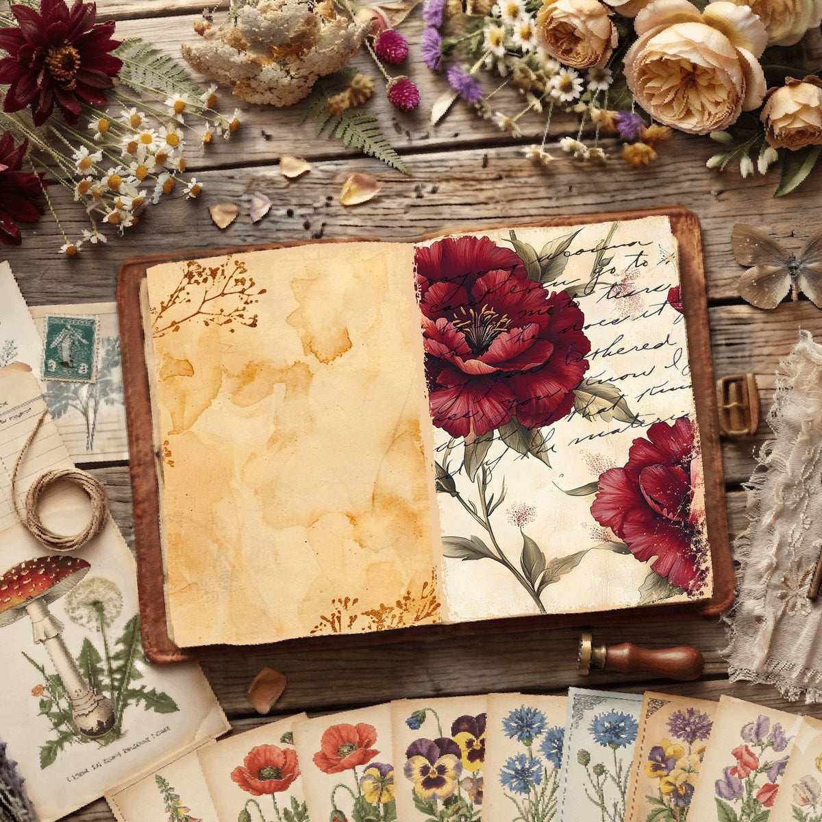 Floral Digital Papers