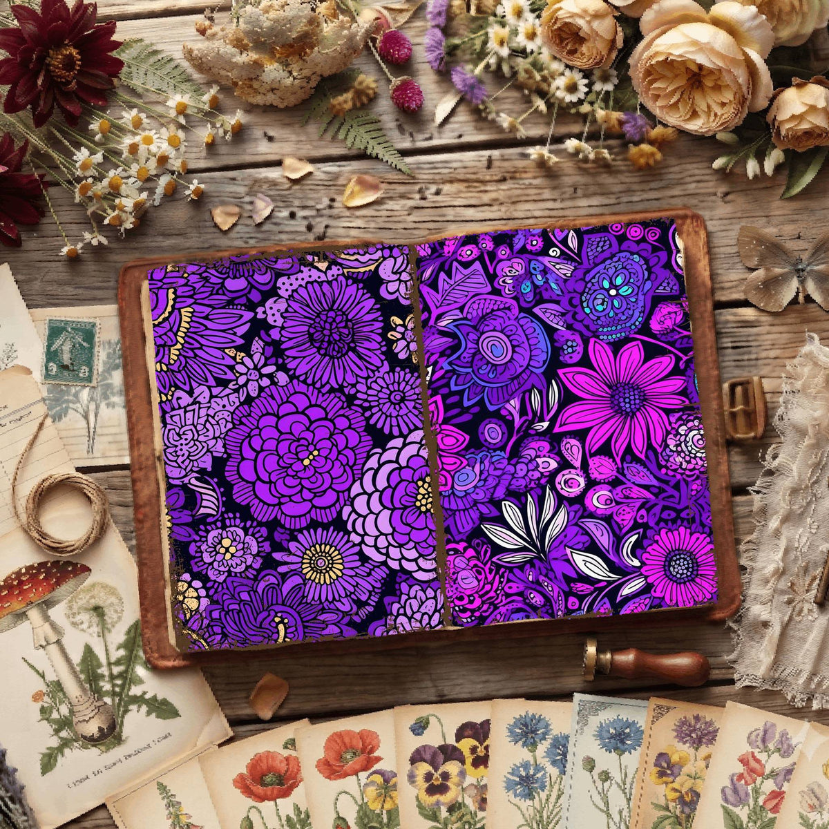 Floral Digital Papers