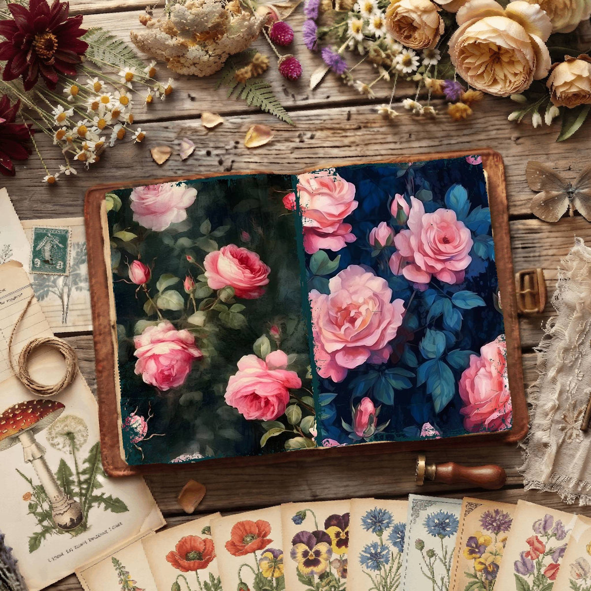 Floral Digital Papers