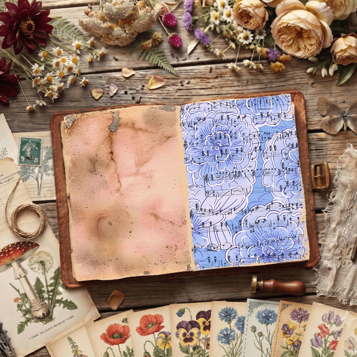 Floral Digital Papers