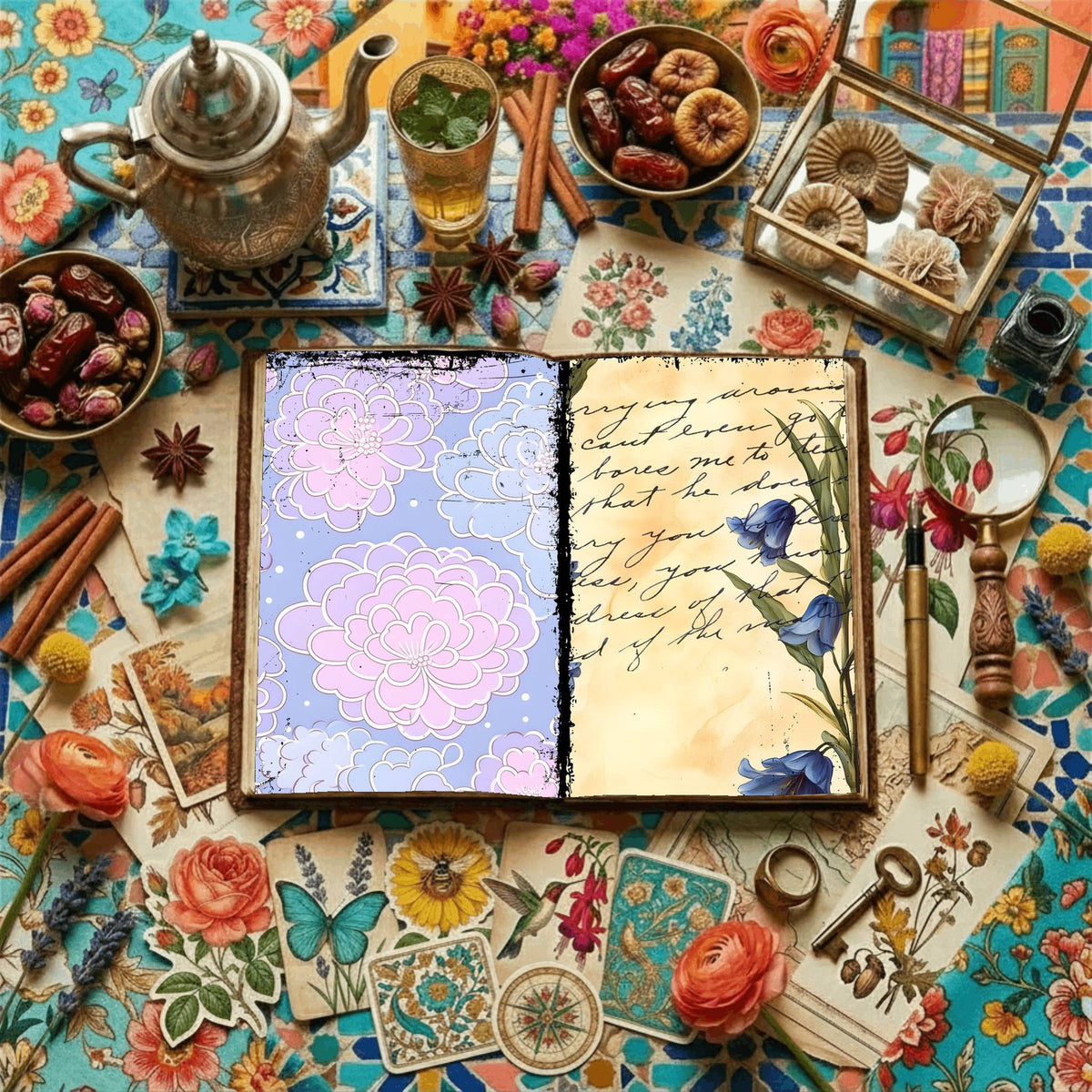 Floral Digital Papers