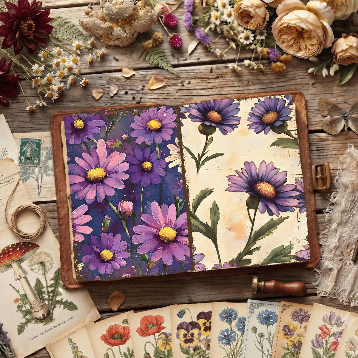 Floral Digital Papers