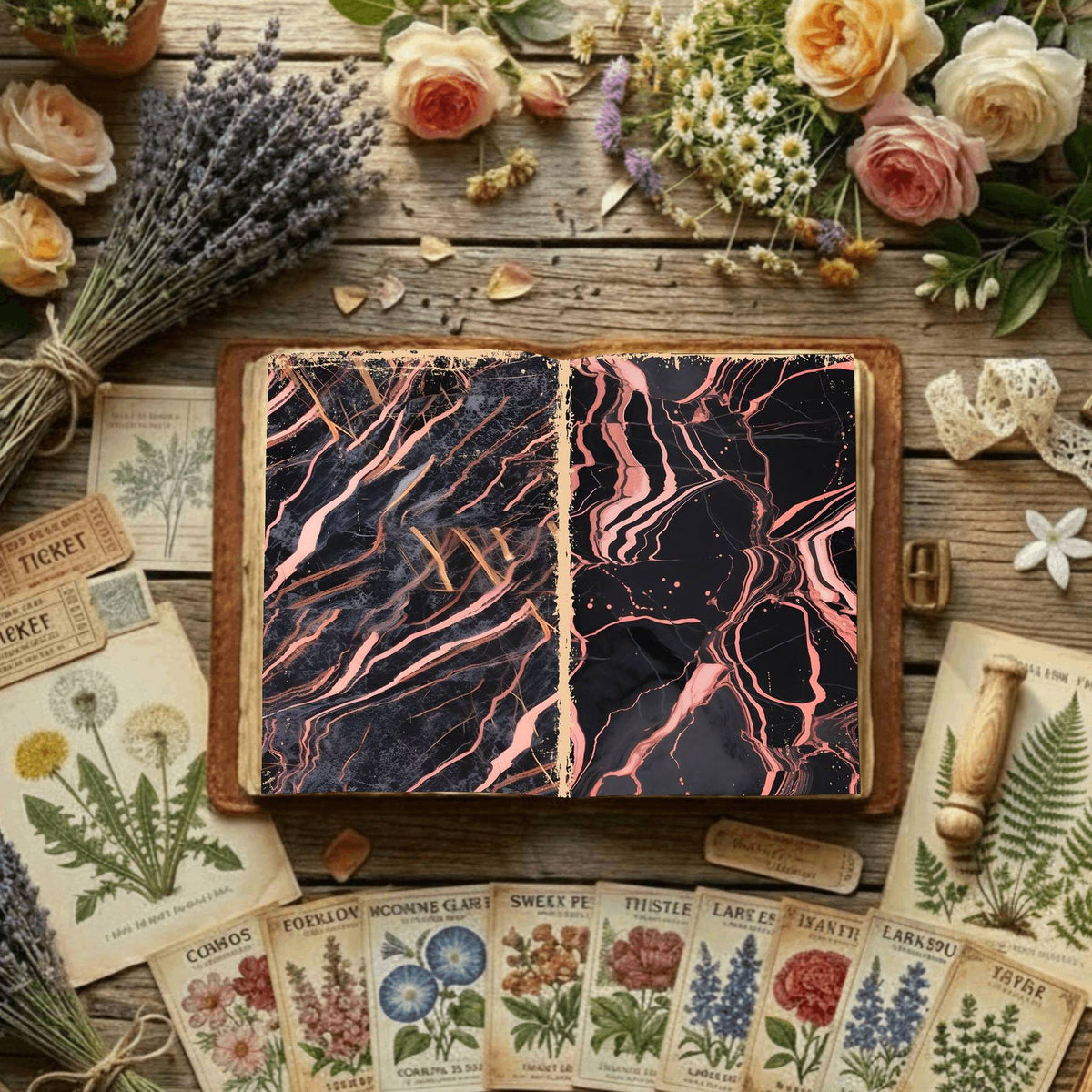 Floral Digital Papers