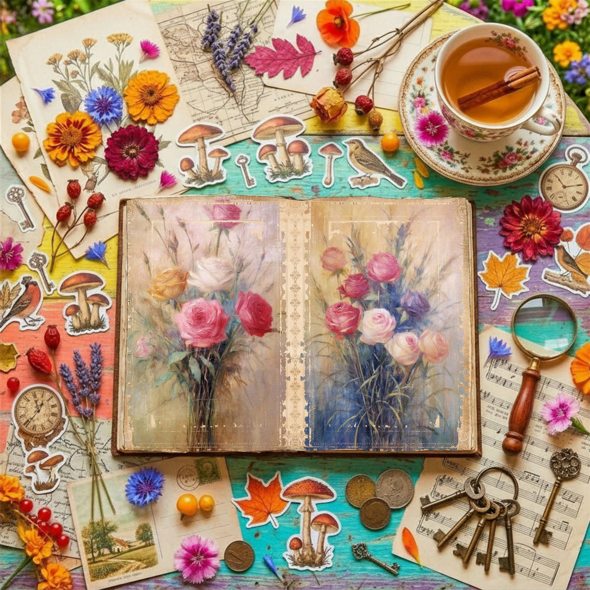 Flower Digital Papers
