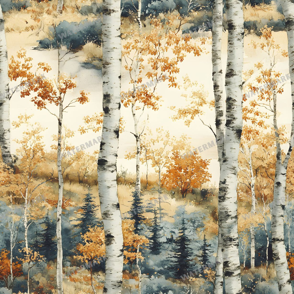 Forest Seamless Pattern