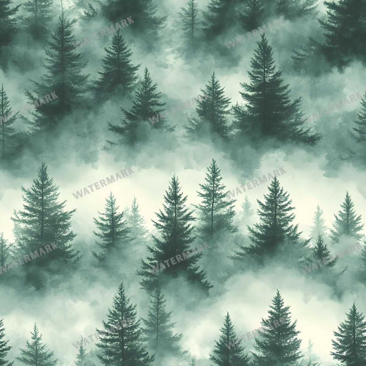 Forest Seamless Pattern
