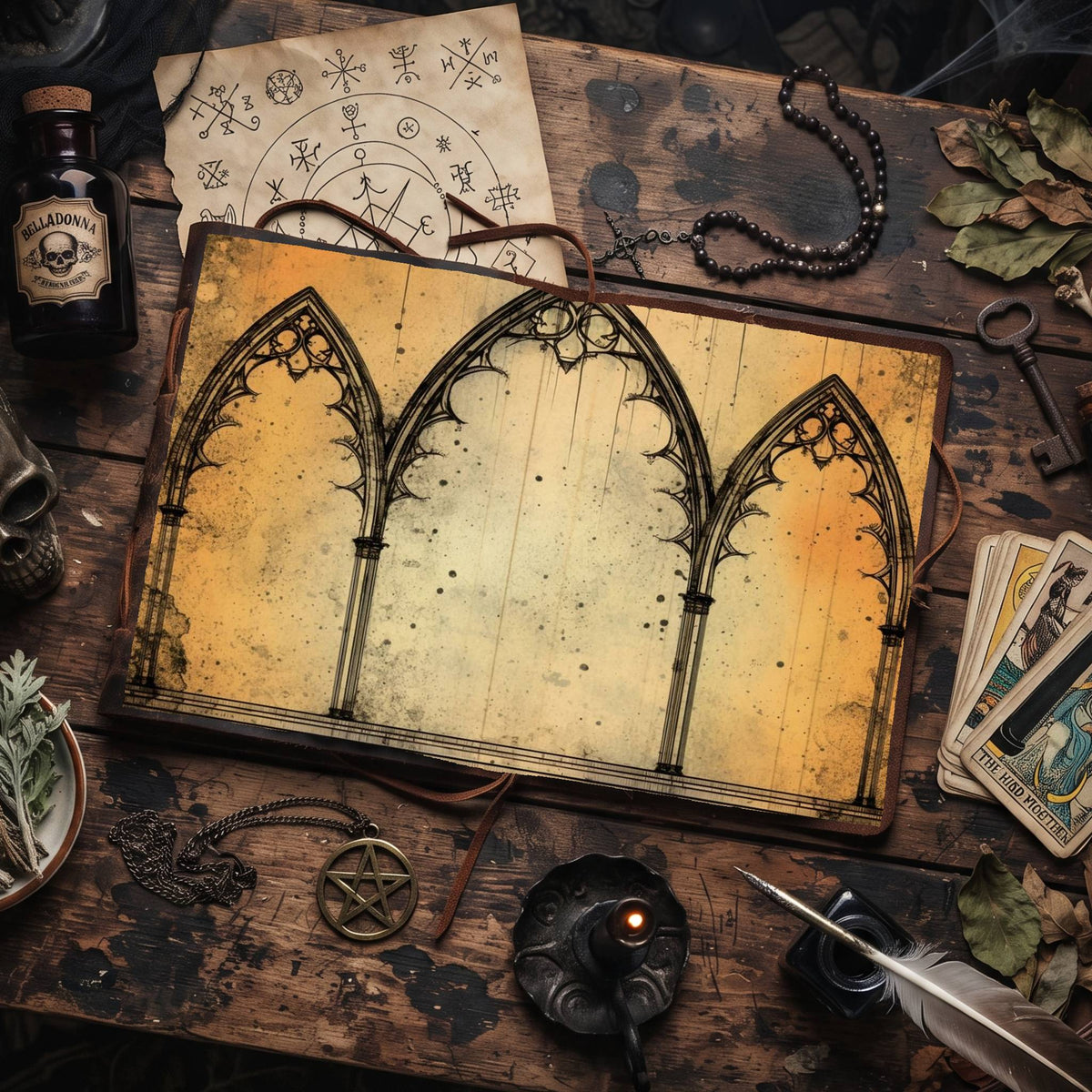 Gothic Arches Digital Papers
