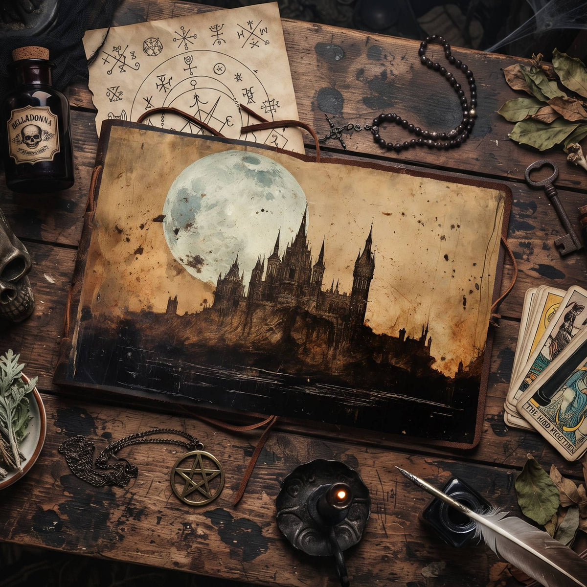 Gothic Castle Digital Papers