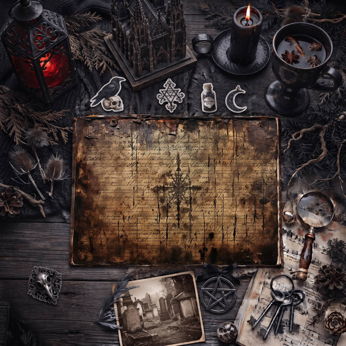 Gothic Grunge Digital Papers
