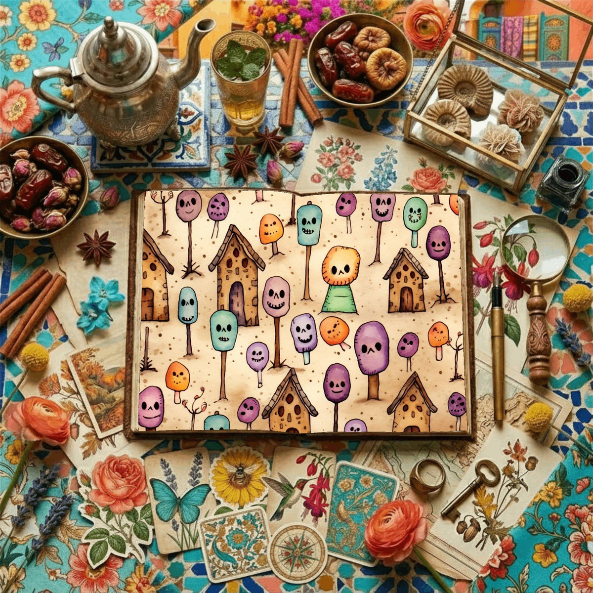Halloween Candy Digital Papers