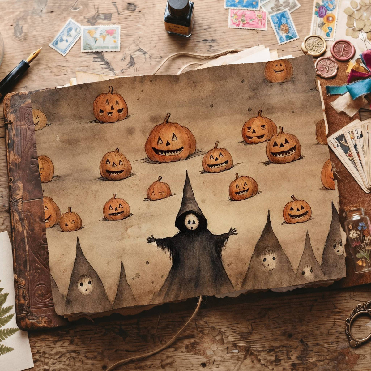 Halloween Digital Papers