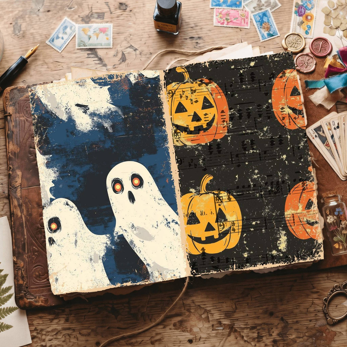 Halloween Digital Papers