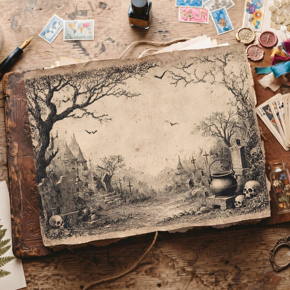 Halloween Digital Papers