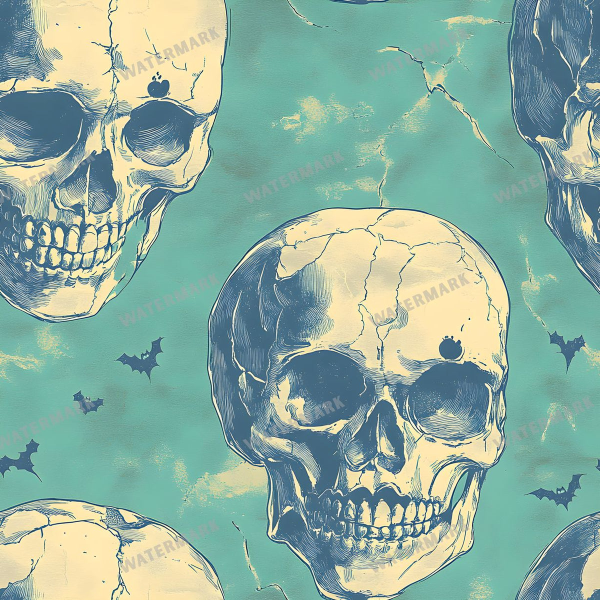 Halloween Seamless Pattern