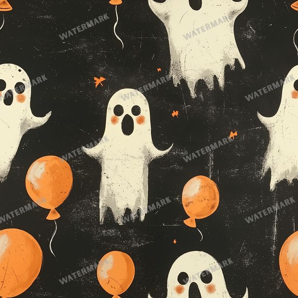 Halloween Seamless Pattern