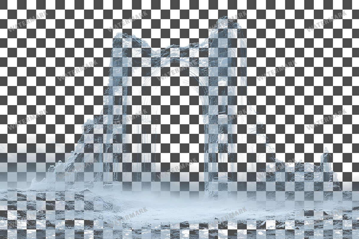 Haunted Cathedral Portal Transparent Overlay Pngs