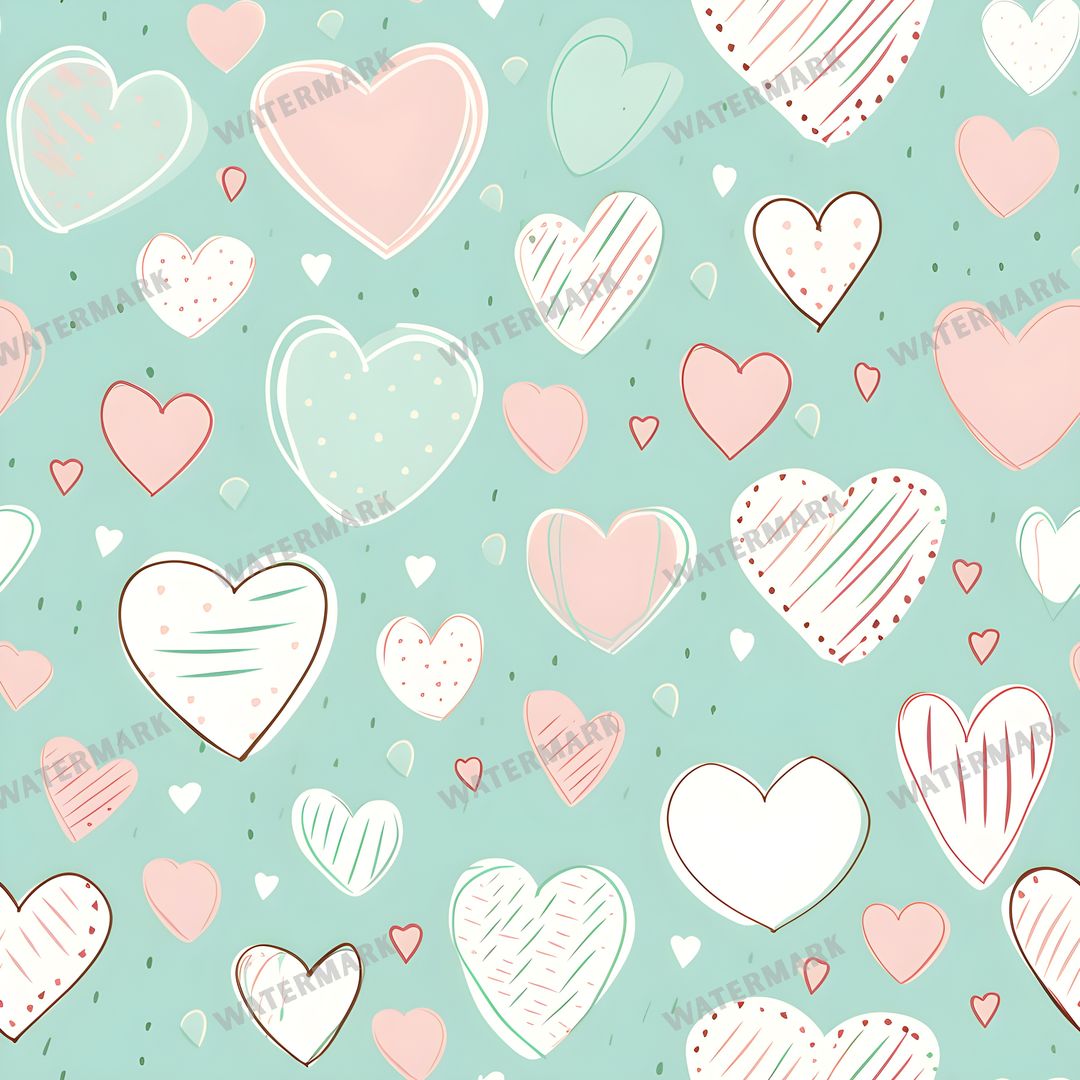 Hearts Seamless Pattern