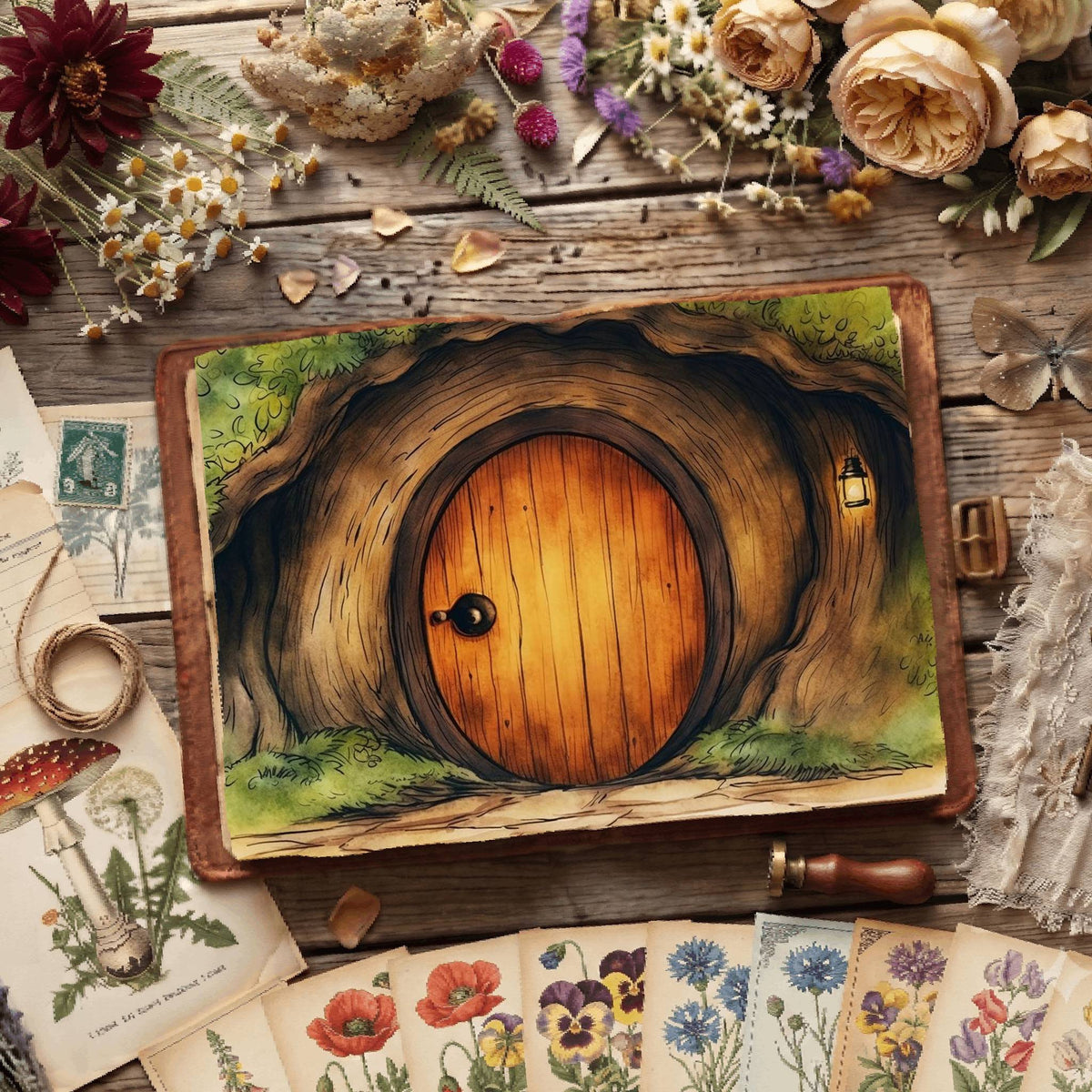 Hobbit Door Digital Papers