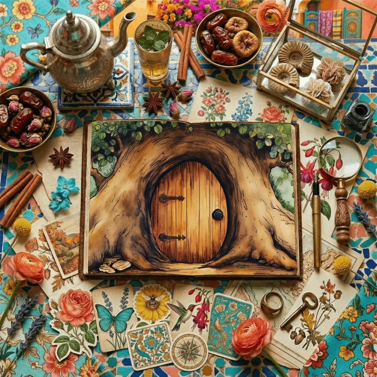Hobbit Door Digital Papers