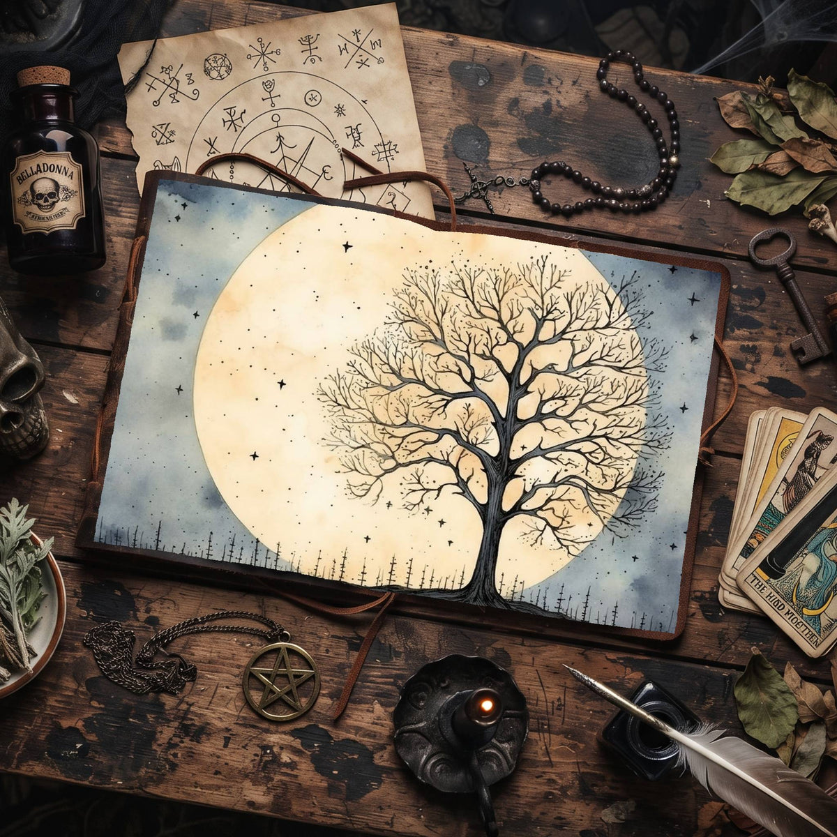 Ink Moon Digital Papers