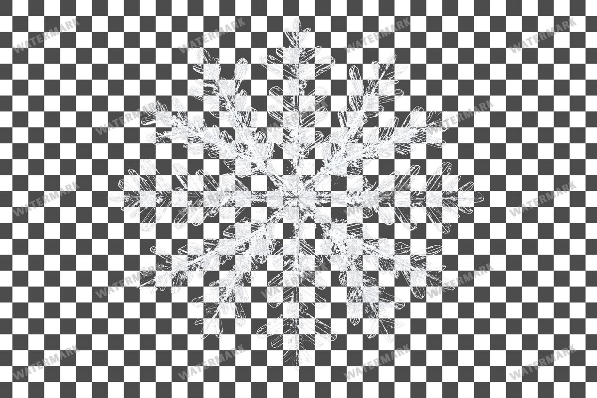 Large Snowflake Transparent Overlay Pngs