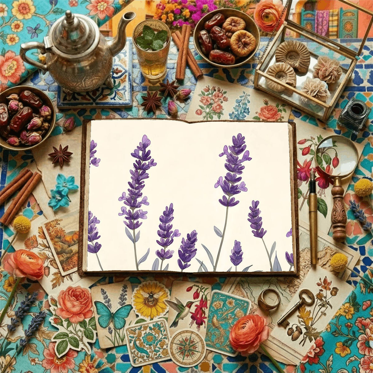 Lavender Digital Papers