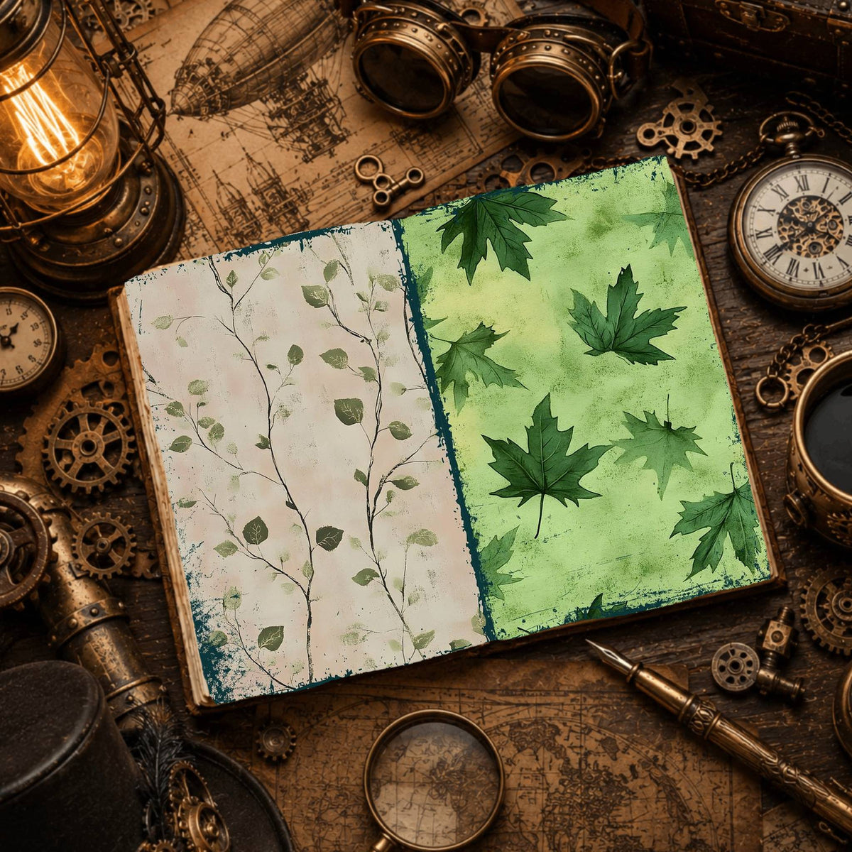 Leafy Digital Papers
