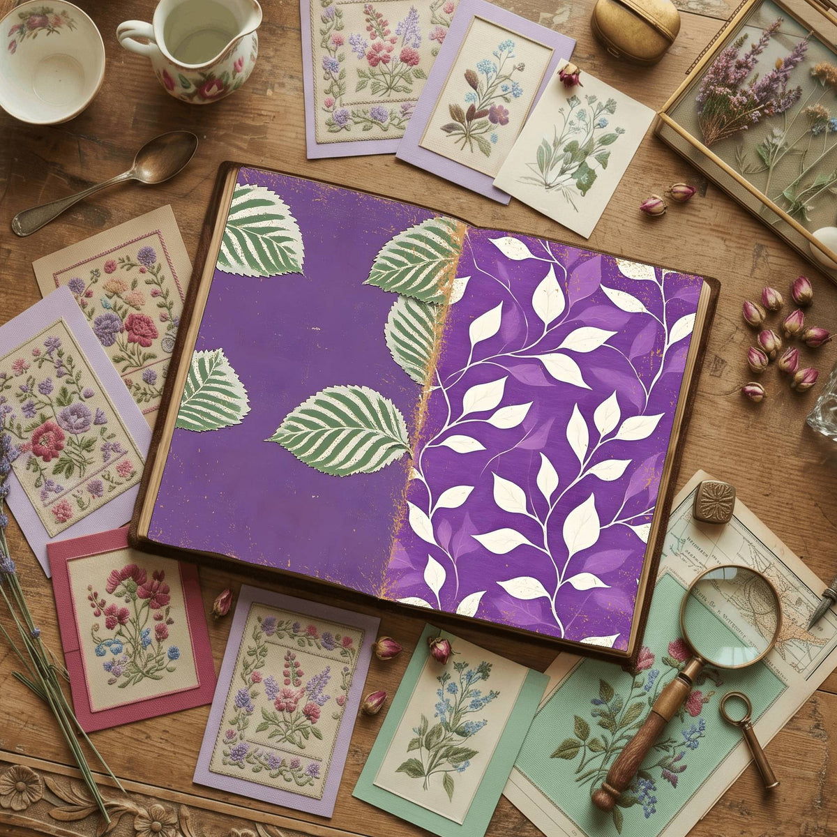 Leaves Digital Papers