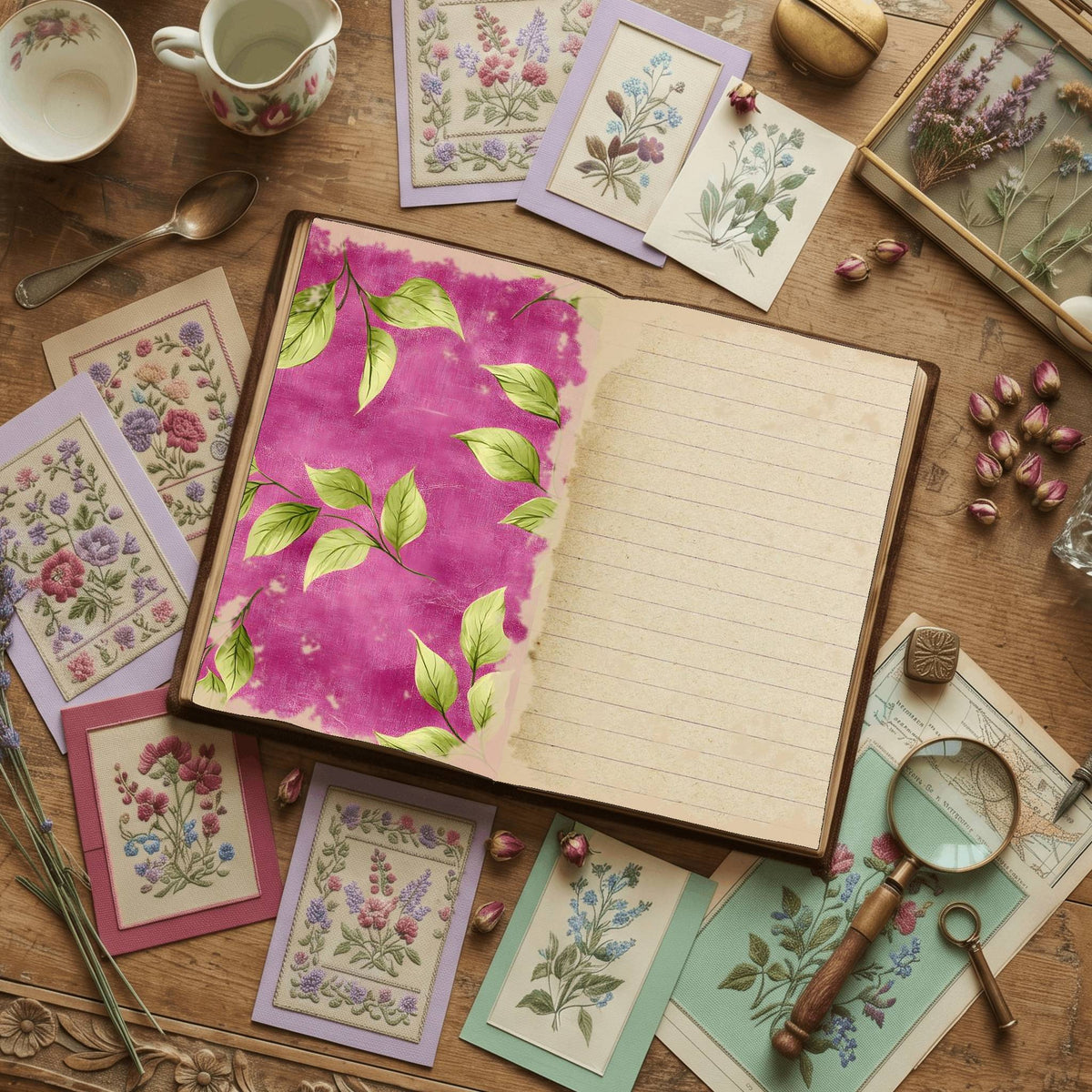 Leaves Digital Papers