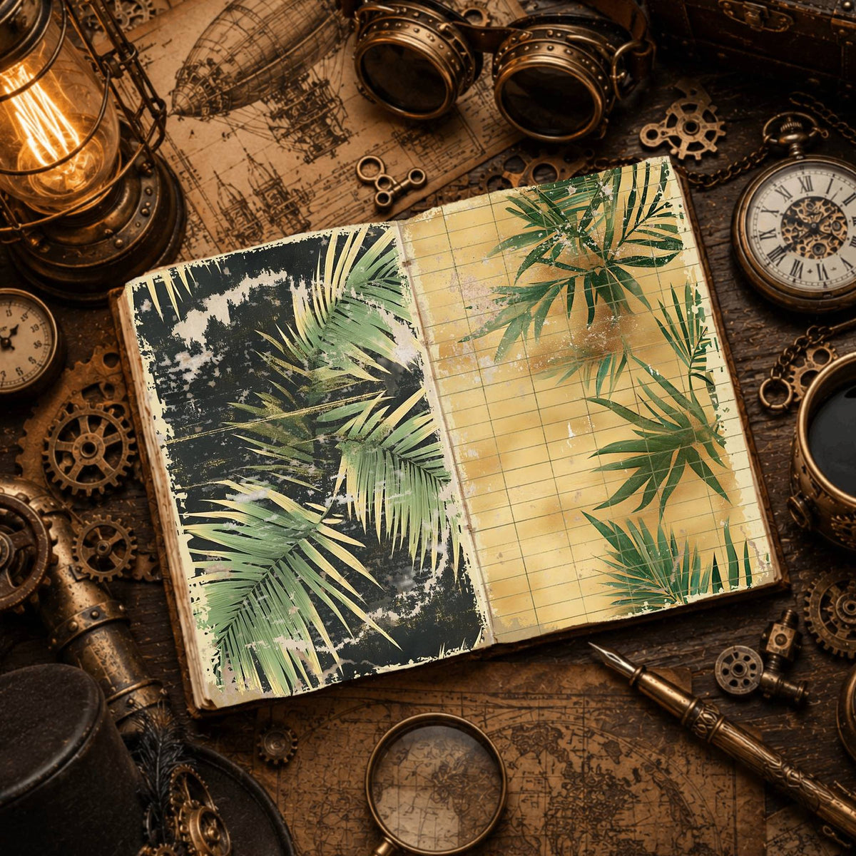 Leaves Digital Papers