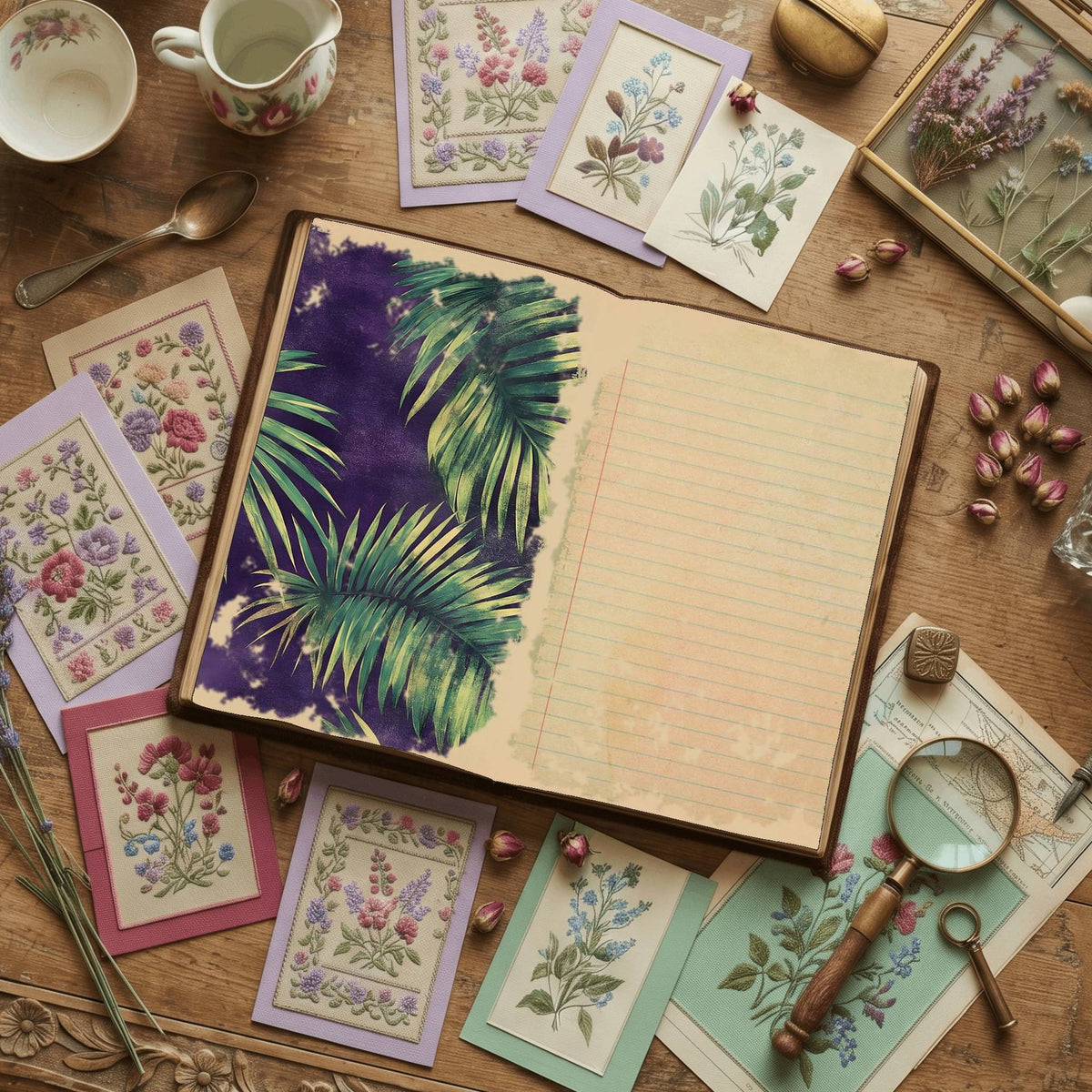 Leaves Digital Papers