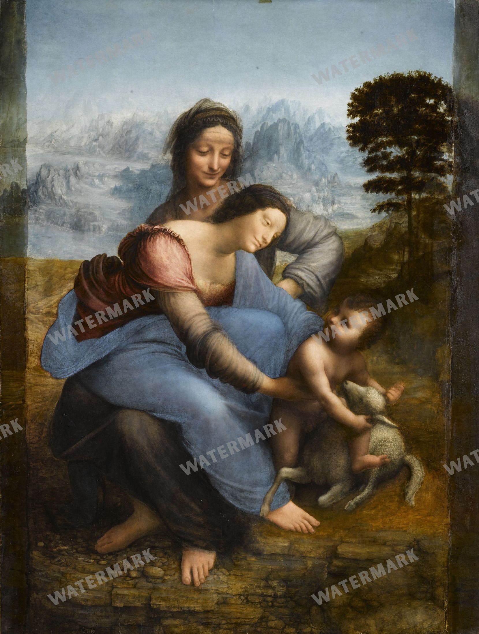 Leonardo Da Vinci Vintage Paintings