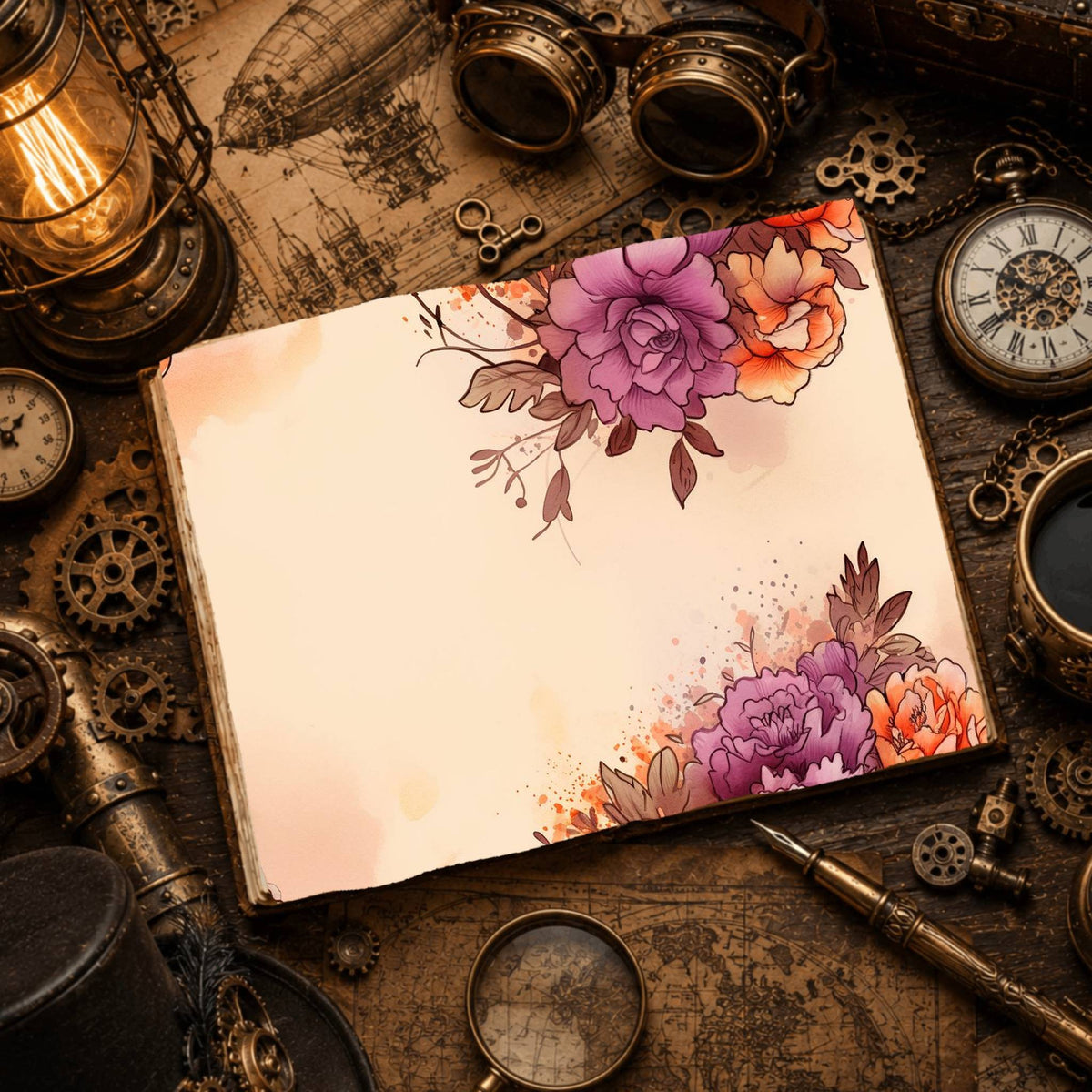 Lilies Digital Papers