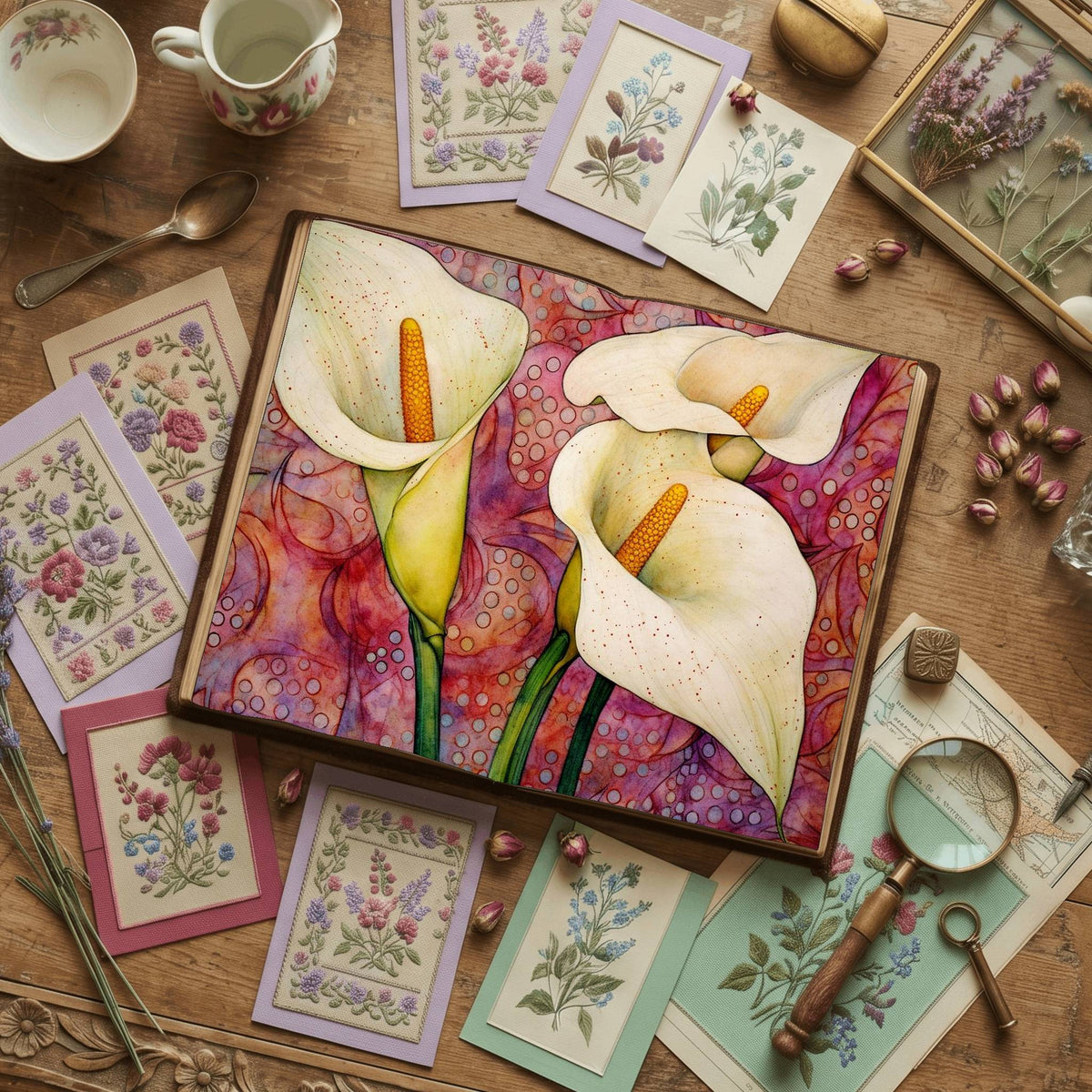 Lilies Digital Papers