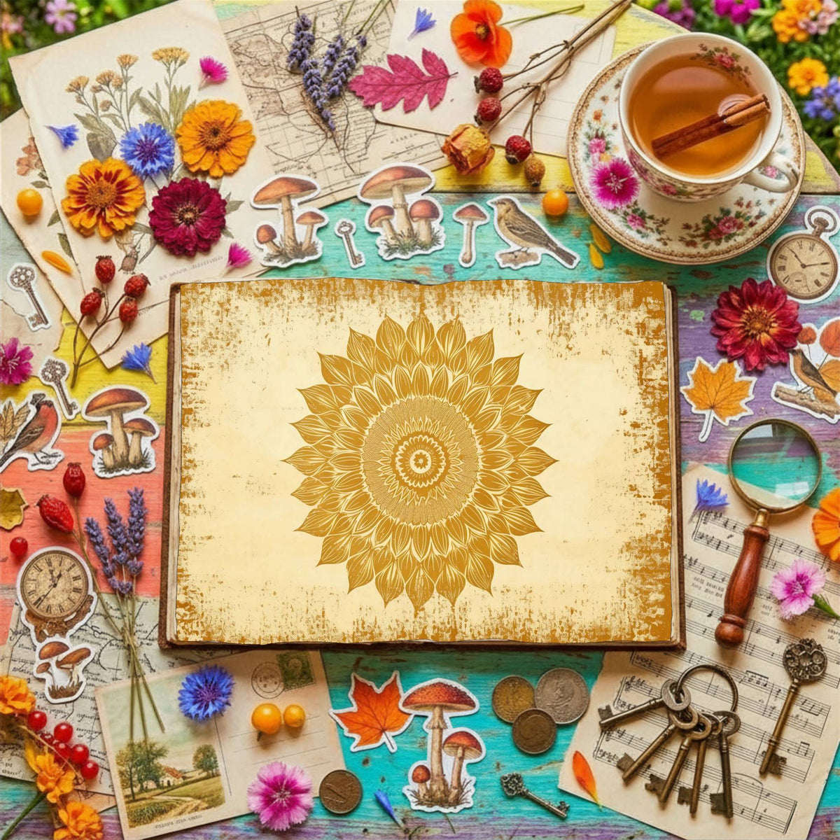 Mandala Digital Papers