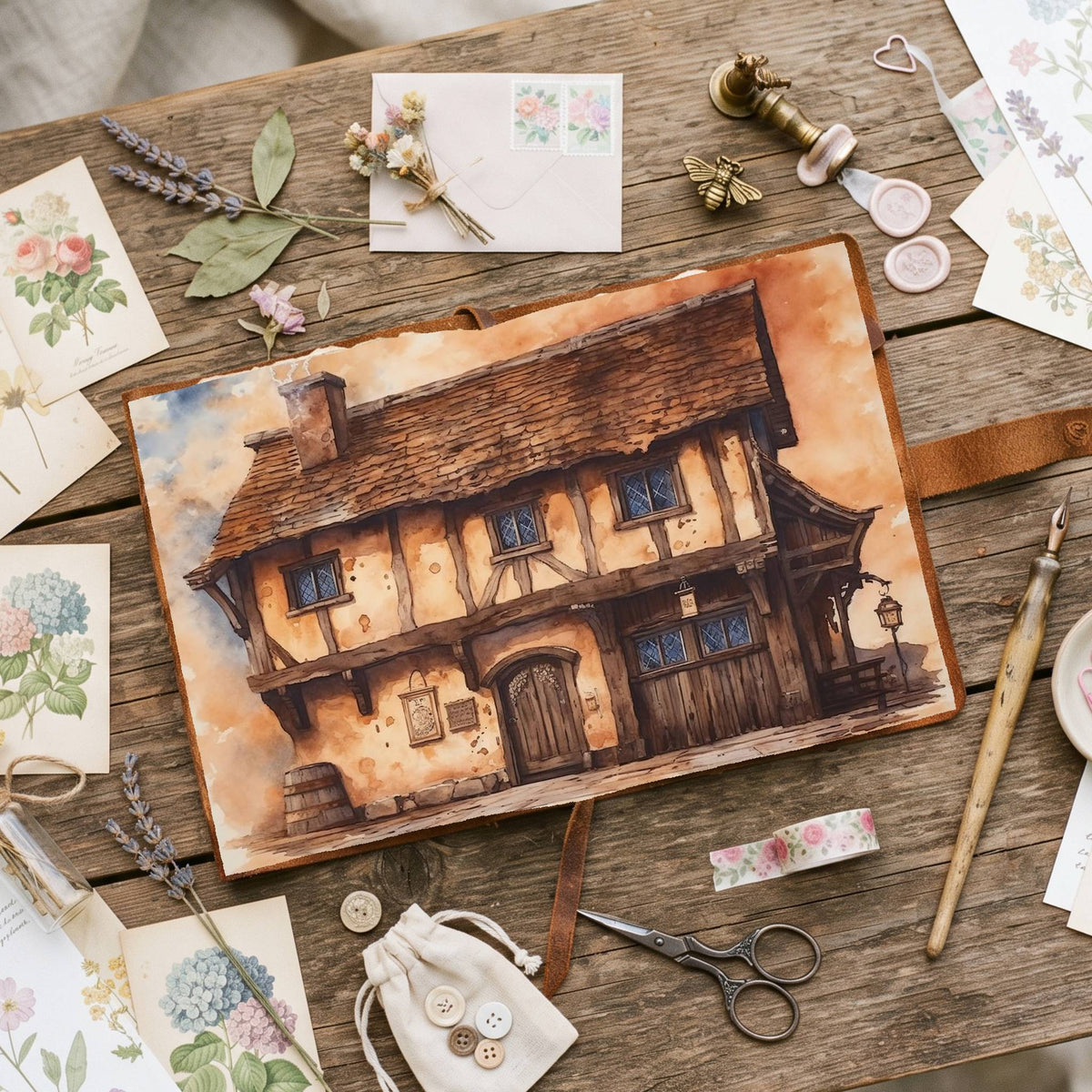 Medieval House Digital Papers