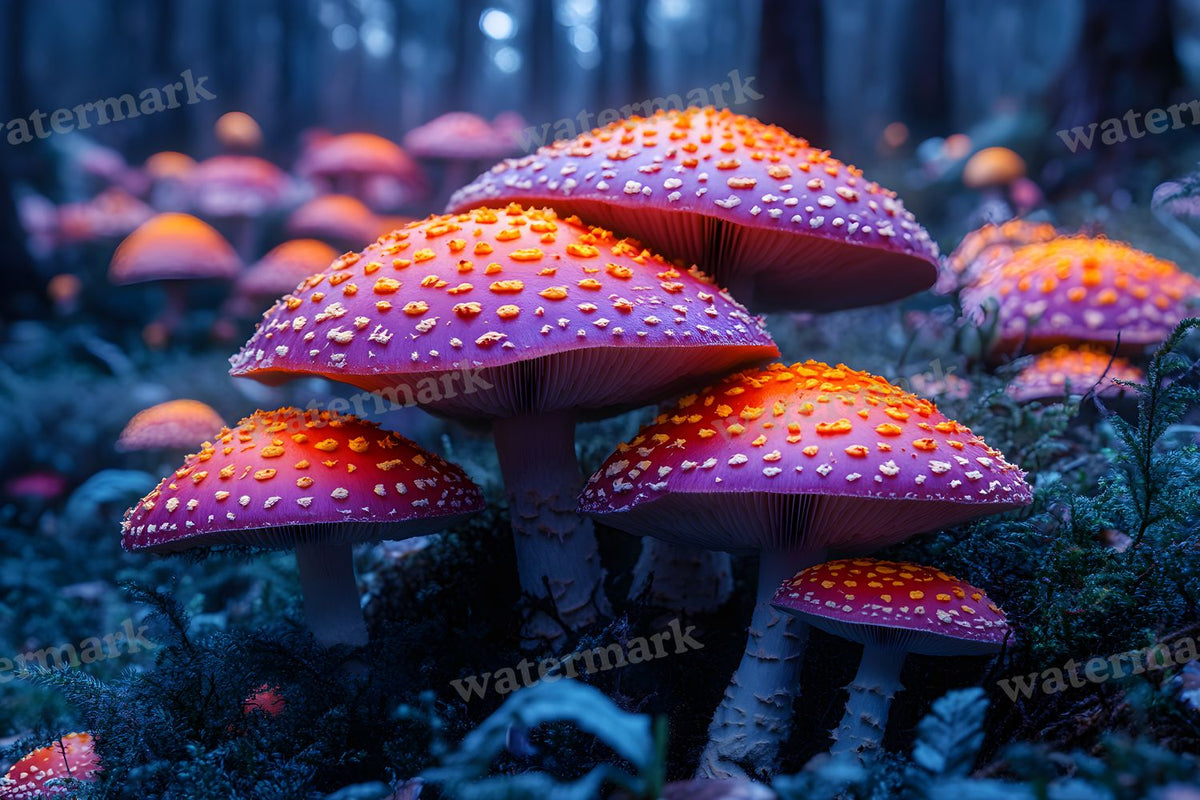 Mushroom Forest Backdrop Images