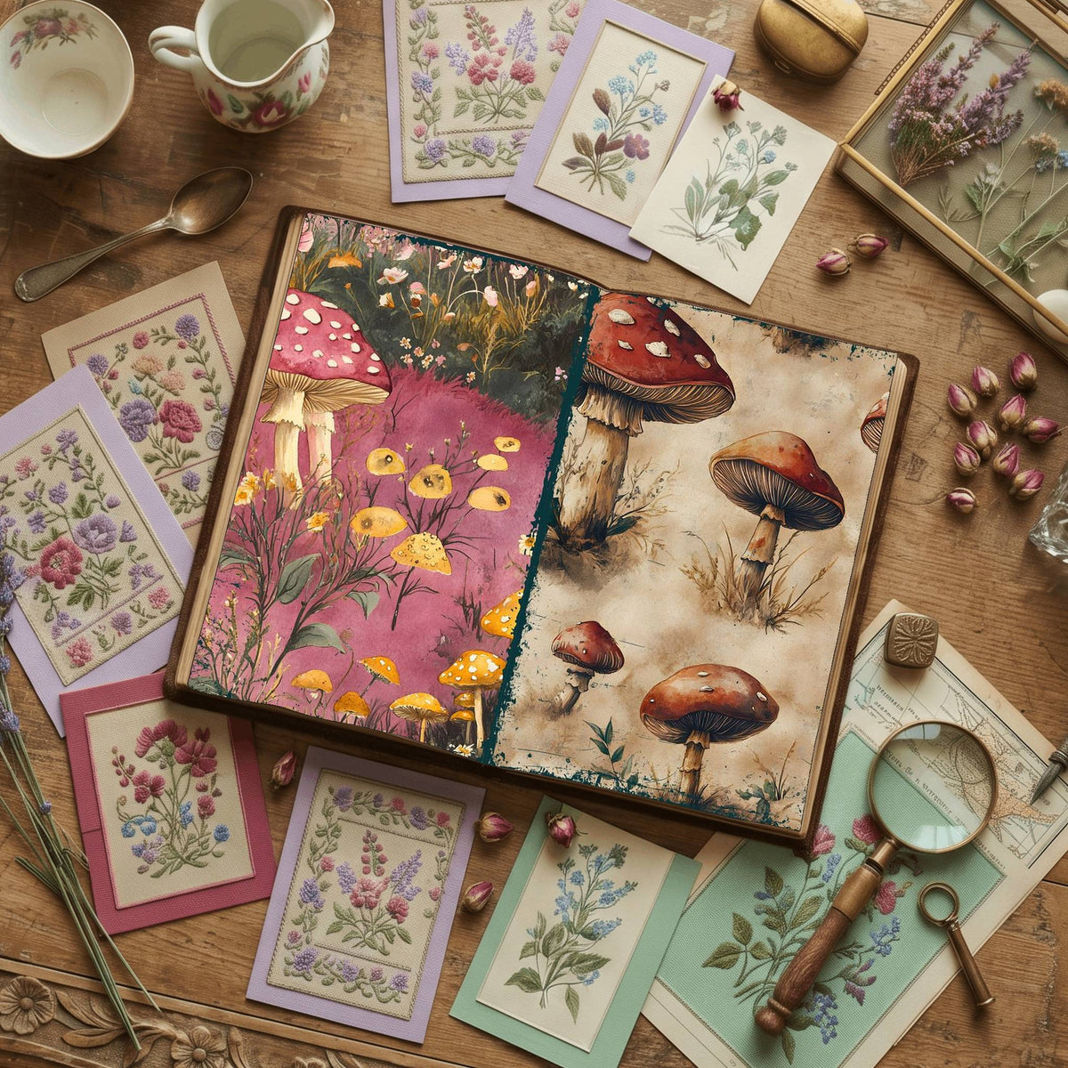 Mushroom Digital Papers