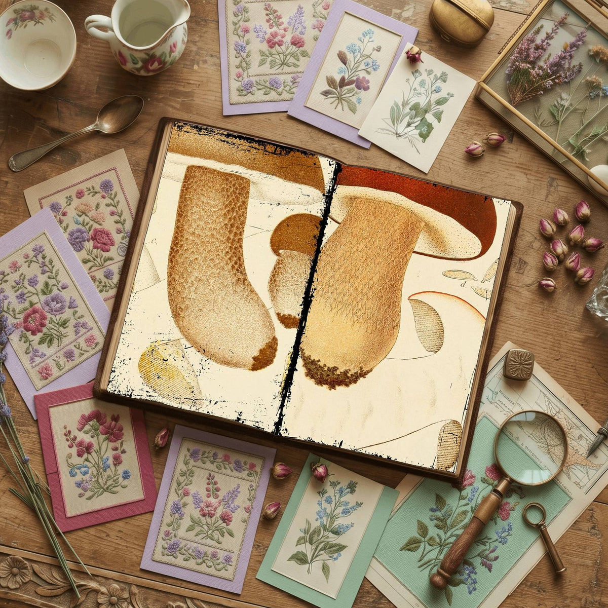 Mushroom Digital Papers