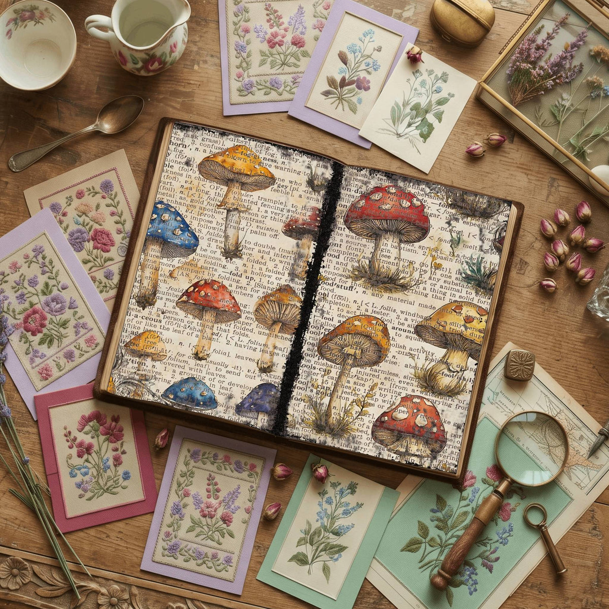 Mushroom Digital Papers