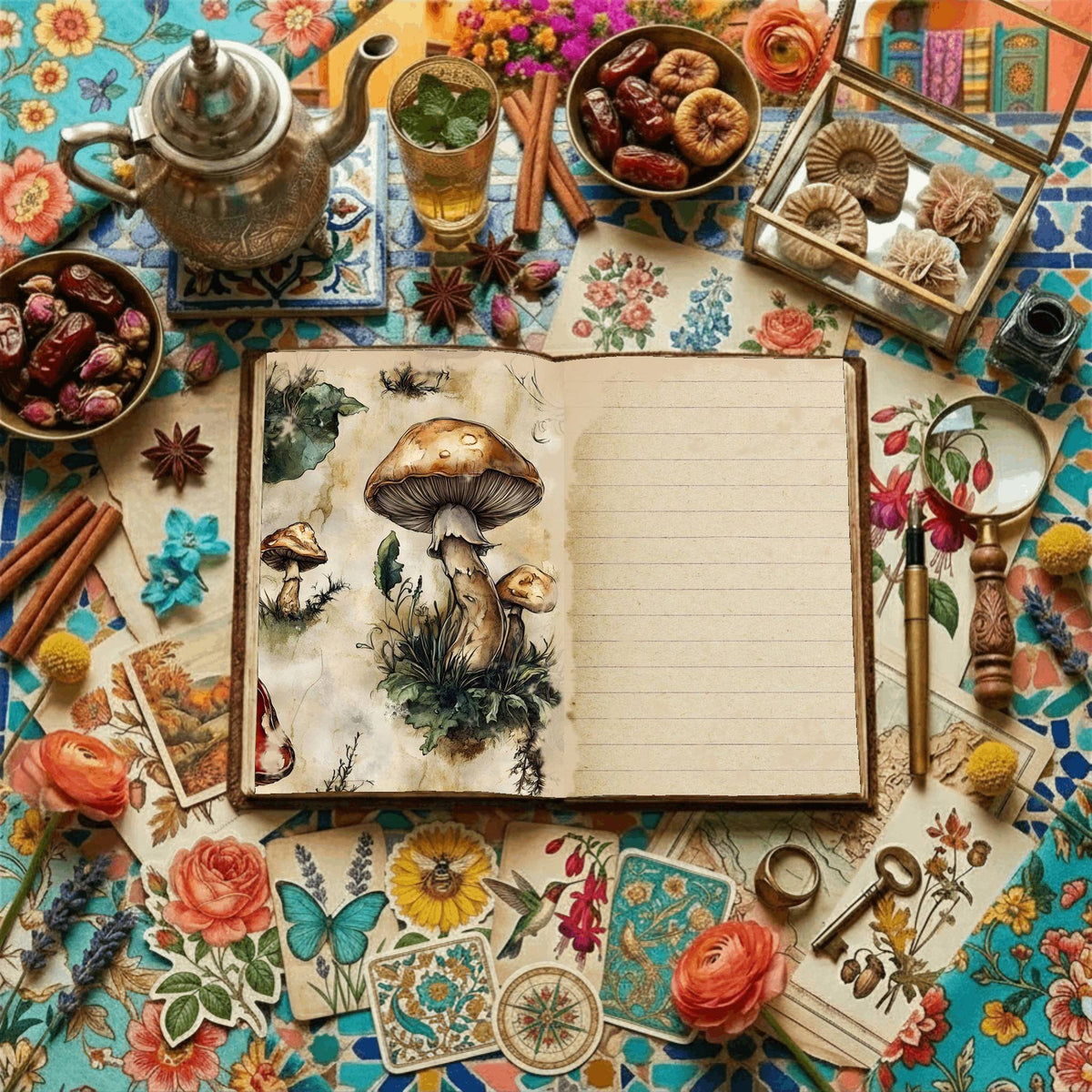 Mushroom Digital Papers