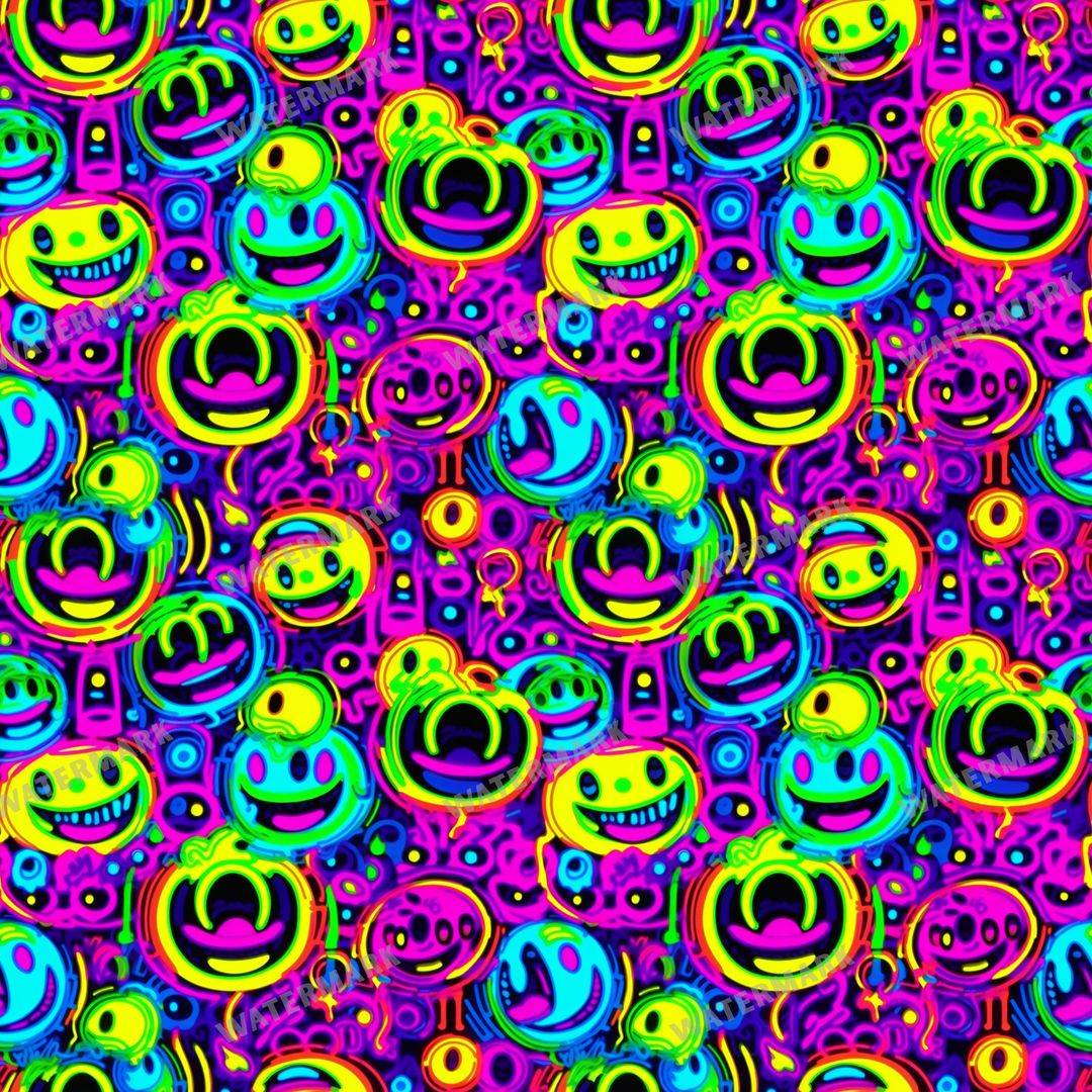 Smileys Seamless Pattern