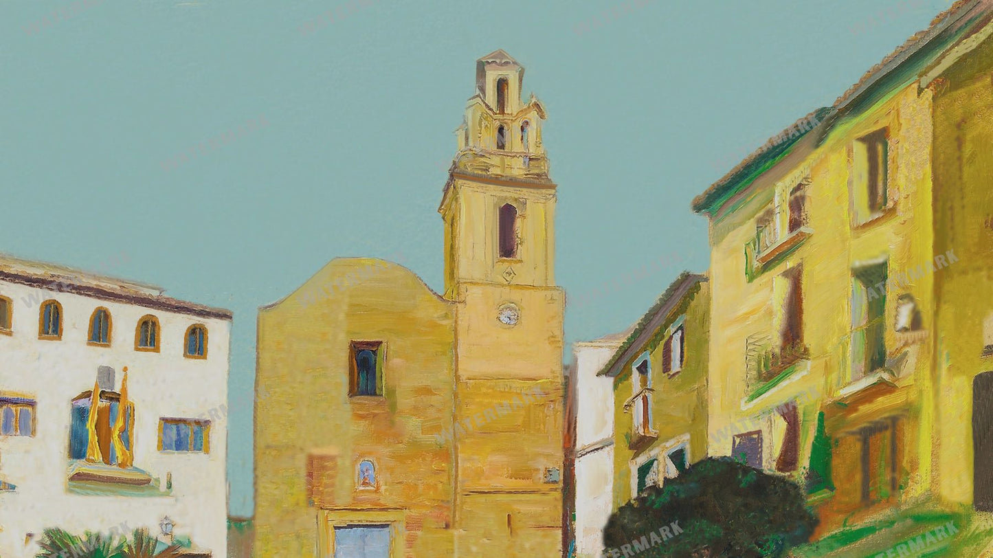 Spain Vintage Paintings Vintage Paintings