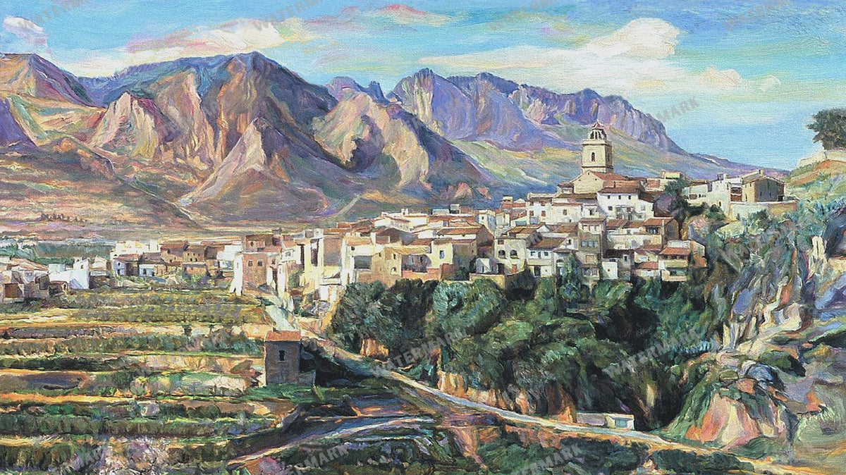Spain Vintage Paintings Vintage Paintings