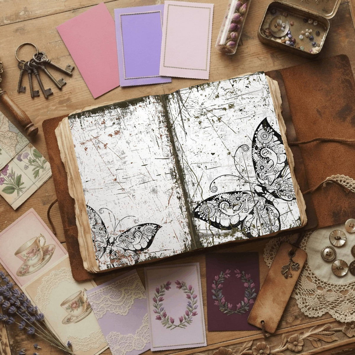 Steampunk Digital Papers