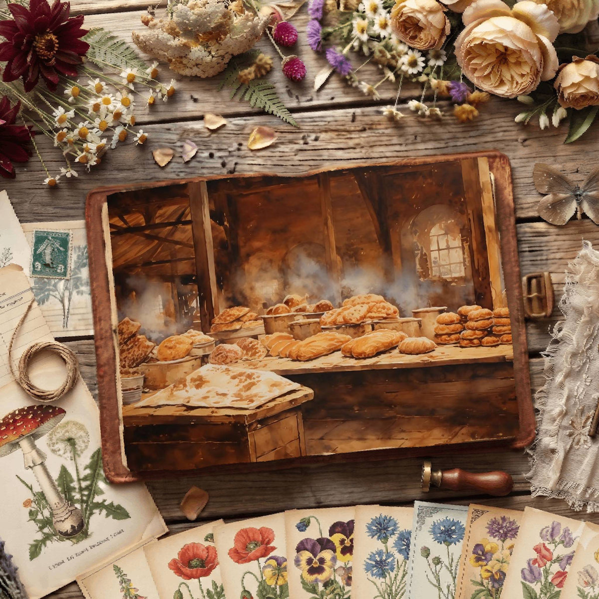 The Bakery printable junk journal paper, page preview 8