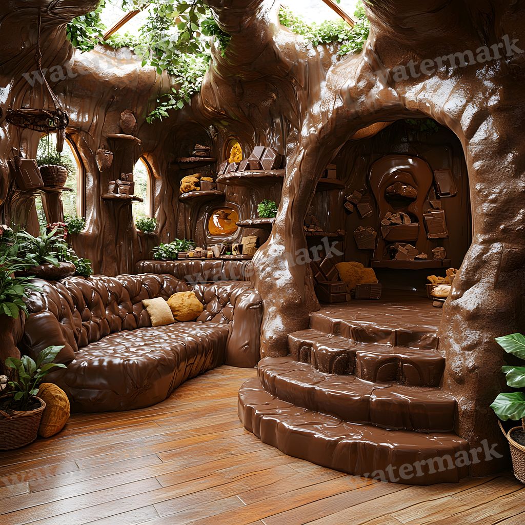The Chocolate digital photo backdrop for photo editing, preview 7